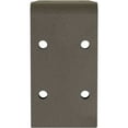 thumbnail image 5 of Ekena Millwork 2"W x 6"D x 3 3/4"H Embrey Steel Bracket, Hammered Dark Bronze, 5 of 11