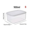 thumbnail image 2 of Clearance！FNGZ Sealed Boxs Kitchen Refrigerator Organizer Refrigerator Airtight Storage Box with Lid Food Container, 2 of 8