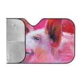 thumbnail image 2 of Kdxio Pink Pig Print Windshield Sun Shade, Foldable Sun Blocker for Car,Truck,SUV Automotive Interior Sun Protection,Reflective Shade for Front Windshield(Small), 2 of 7