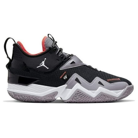 

Nike mens Jordan Westbrook One Take Basketball Shoes Black/Cement Grey-bright Crims 13