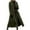 Army Green, variant on yillto Plus Size Coat for Women Long Trench Coat Open Front Maxi Length Fall Winter Warm Jackets