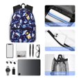thumbnail image 4 of Fotbe Cute Shark Mochila Ligera Casual para Laptop para Hombres y Mujeres, Mochila Impermeable de Uso Diario, Mochila para Universidad, 4 of 6