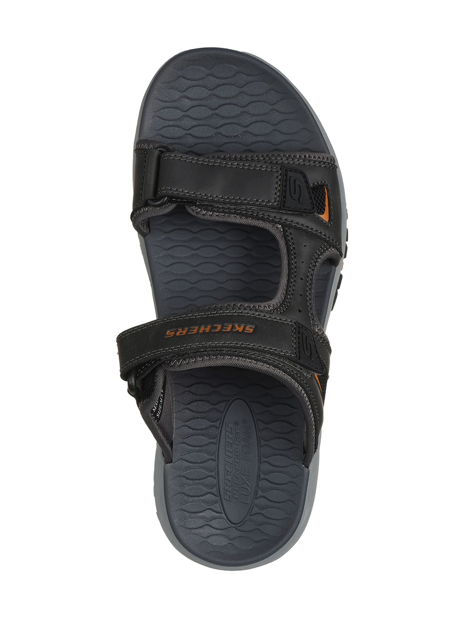 Skechers Men's Relaxed Fit Prewitt Lanston Open Back Sandals