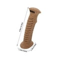 thumbnail image 2 of Pawsdot Hiking Pole Handle Grips Ergonomic Design Softwood Brown 1Pack, 2 of 5