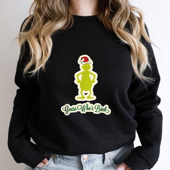 Funny Green Christmas Grouch Holiday Graphic - Must-Have SW4512 Unisex Sweatshirt, Up to Size 5XL