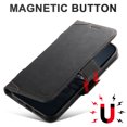 thumbnail image 5 of ELEHOLD Case for iPhone 16 Pro Max, Magnetic Leather Wallet Case with Card Holder Kickstand Flip Folio Cover Case,Black, 5 of 5