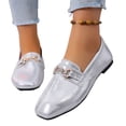 thumbnail image 6 of Satin Bow Pumps,Champagne Dress Heels,Pointed Toe Block Heels,Women Satin Bow Pointed Toe Block Heel Pumps Champagne Slip On Dress Heels for Wedding Party,Silver 9, 6 of 8