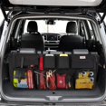 thumbnail image 2 of Organizador de maletero de coche, organizador de coche colgante de gran capacidad, equipado con 4 palos mágicos, bolsa de almacenamiento con tapas, ahorro de espacio, negro oso de fresa  Hogar, 2 of 4