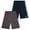 Grey Red/Navy Blue, variant on Pro Athlete Boys Athletic Shorts - 2 Pack Quick Dry Performance Basketball Shorts For Boys (8-16)