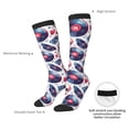 thumbnail image 4 of Naloa record rock music Skull Thigh High Socks Extra Long Stretchy Sock Women Over Knee High Opaque Stocking Daily Wear, 4 of 6