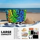 thumbnail image 5 of Fotbe Multicolored Butterflies Bolsa de Viaje para Playa - Resistente al Agua, Bolsa Tote de Gran Capacidad y Ligera con 7 Bolsillos para Mujeres y Hombres, 5 of 7