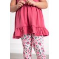 thumbnail image 3 of Millie Loves Lily Girls Pink & Rose Tops and Leggings Set, Toddler Girls, Size 3T (4-PCS), 3 of 6