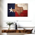 thumbnail image 3 of Elephant Stock State Map Over Texas Flag Wall Art - Horizontal Canvas Wall Art - Living Room Wall Decor - Flags Canvas - Beige And Blue Decor - 36" x 24", 3 of 8