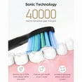 thumbnail image 3 of Fairywill Sonic Electric Toothbrush,Power Toothbrushes with 6 Rechargeable Brush Heads,IPX7 Waterproof 5Modes 30Days Battery Life Suitable for Short Business Trips,Black, 3 of 9