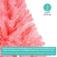 Funcid 6ft Pink Artificial Christmas Tree, Hinged Spruce Full Tree with 1,477 Branch Tips