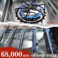 thumbnail image 5 of Frizi 68,000 BTU 5-Burner Propane Gas Grill with Side Burner, Stainless Steel Outdoor BBQ Grill with 647 sq.in Cooking Area, Warming Rack, and Food Clip, 5 of 8
