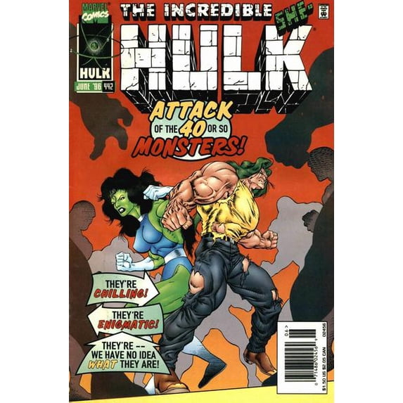 Incredible Hulk, The #442 (Newsstand) VF ; Marvel Comic Book