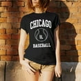 thumbnail image 5 of Chicago Classic Baseball Arch Basic Cotton T-Shirt - Small - Black, 5 of 6