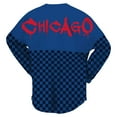thumbnail image 3 of Women's Fanatics Royal Chicago Cubs Checker Print Long Sleeve T-Shirt, 3 of 3