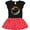 Black & Red with Polka Dots, variant on Inktastic Theater Masks Acting Retro Sunset Gift Toddler Girl Dress