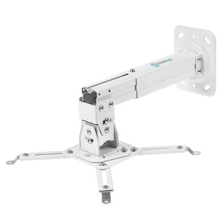 ONKRON Universal Projector Ceiling Mount Adjustable Height & Wall Projector Mount Ceiling Mount for Projector up to 22 Lbs Drop Ceiling Mount Projector White Projector Wall Arm - image 8