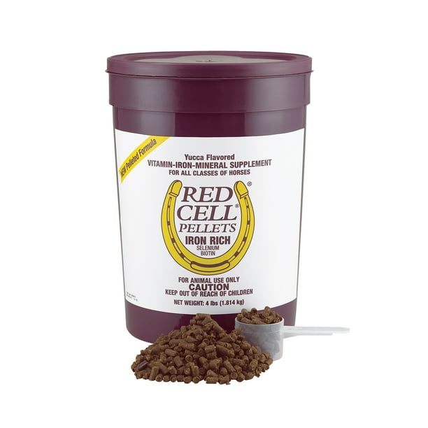 Horse Health Red Cell Pellets for Horses, A pelleted ironrich vitamin