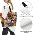 thumbnail image 3 of Naloa Abstract Lion Painting Tote Bag for Women Large Capacity Shoulder Bag for College Work Travel Shopping, 3 of 8