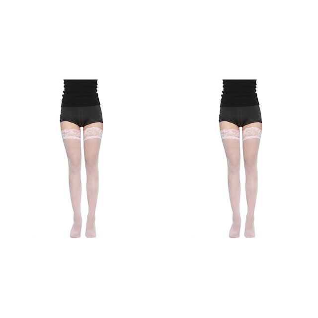 *2 Pcs Compresses pour Femmes Compresses Chaussettes Compresses pour Femmes Compresses en Cuivre Compresses Genou Larges
