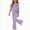 A278-Purple, variant on Girls Tracksuit Kids Cute Bow Print Short Sleeve T Shirts And Flared Trousers Set 2 Piece Outfits Teens School Gym Street Dance Active Wear Casual Sweatsuit 8-9 Years