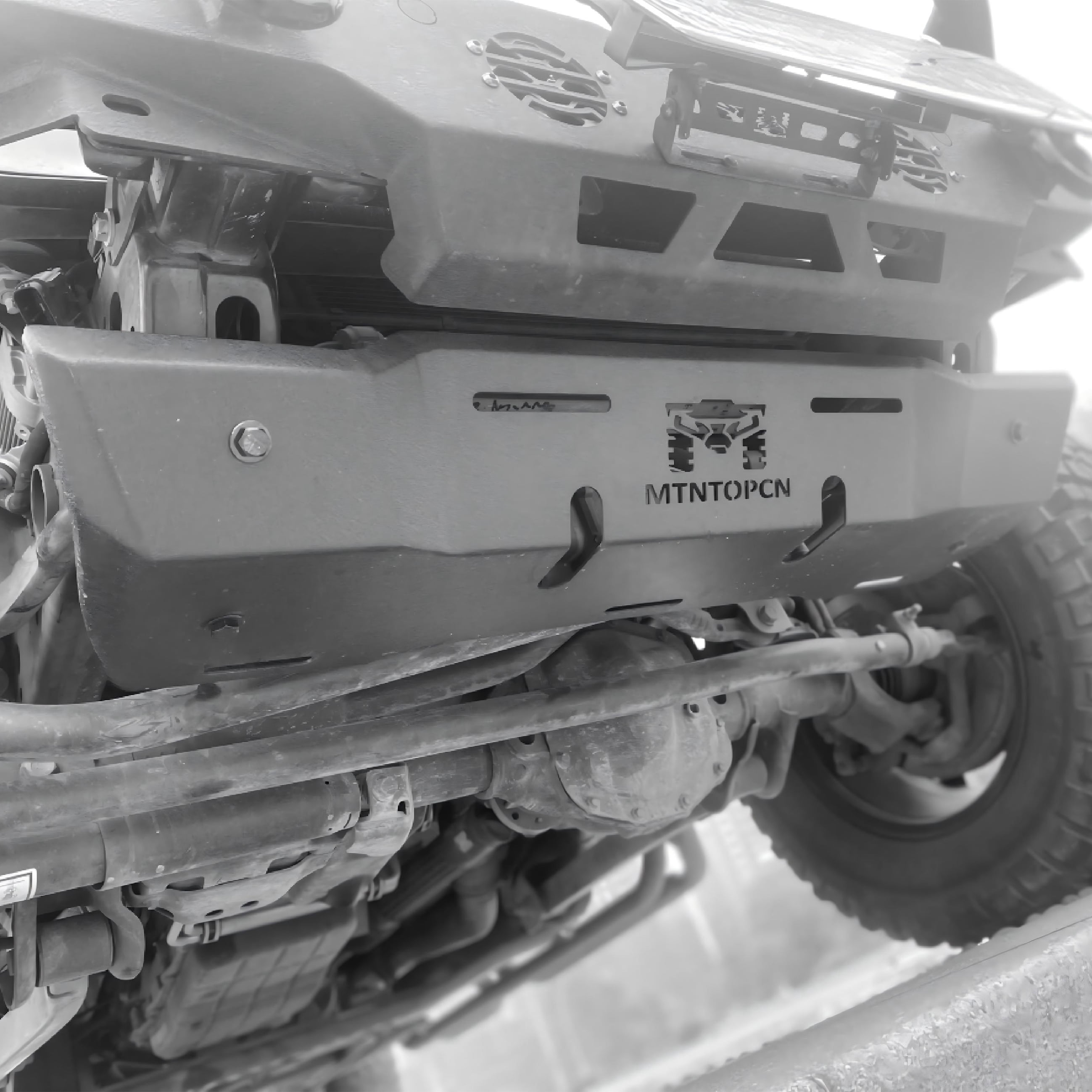 MTNTOPCN Aluminum Skid Plate for 2018-2026 Jeep Wrangler JL JLU & 2020-2026 Jeep Gladiator