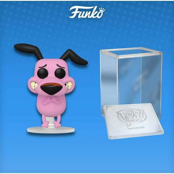 Funko Pop! Animation: Courage - Courage the Cowardly Dog Vinyl Figure (+ Pop! Stacks Plastic Protector) Funko Pop! Animation: Courage - Courage the Cowardly Dog Vinyl Figure (+ Pop! Stacks Plastic Protector)