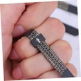 thumbnail image 4 of Finger Measurer 5pcs Measuring Eu Ruler Black Finger Rulers Size Tools Ring Lap Jewlery, 4 of 5