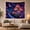 Glowing Mushrooms Beside a Magic Forest Stream, variant on Crescent Moon Waterfall with Mushrooms and Lotus Flowers, Mystical Fantasy for Moon Lovers, Mushroom Wall Decor, Housewarming Gift, Tapestry Wall Hanging for Bedroom and Dorm