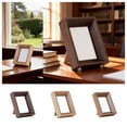 thumbnail image 7 of 3x4 Inch Wooden Mini Photo Frame with Back Stand, Desktop or Wall Display Frame for 2.4x3 Inch Photos, Small Tabletop and Hanging Picture Frame in Classic Wood Finish, 7 of 7