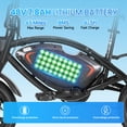 thumbnail image 3 of Gocio 14" Electric Bike for Adults, Foldable Electric Bicycles with 48V/7.8Ah Battery for Teens, Peak 500W City Commuter Cruiser Women Ebikes,E bike One-Piece Tire UL2849 Certified, 3 of 11
