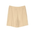 thumbnail image 5 of NAISIBABY Boys Girls Loose Shorts, Children's Comfy Casual Solid Color Sports Shorts With Pockets Beige 5 T, 5 of 5