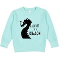 thumbnail image 2 of Inktastic Always Be a Dragon Toddler Sweatshirt, 2 of 4