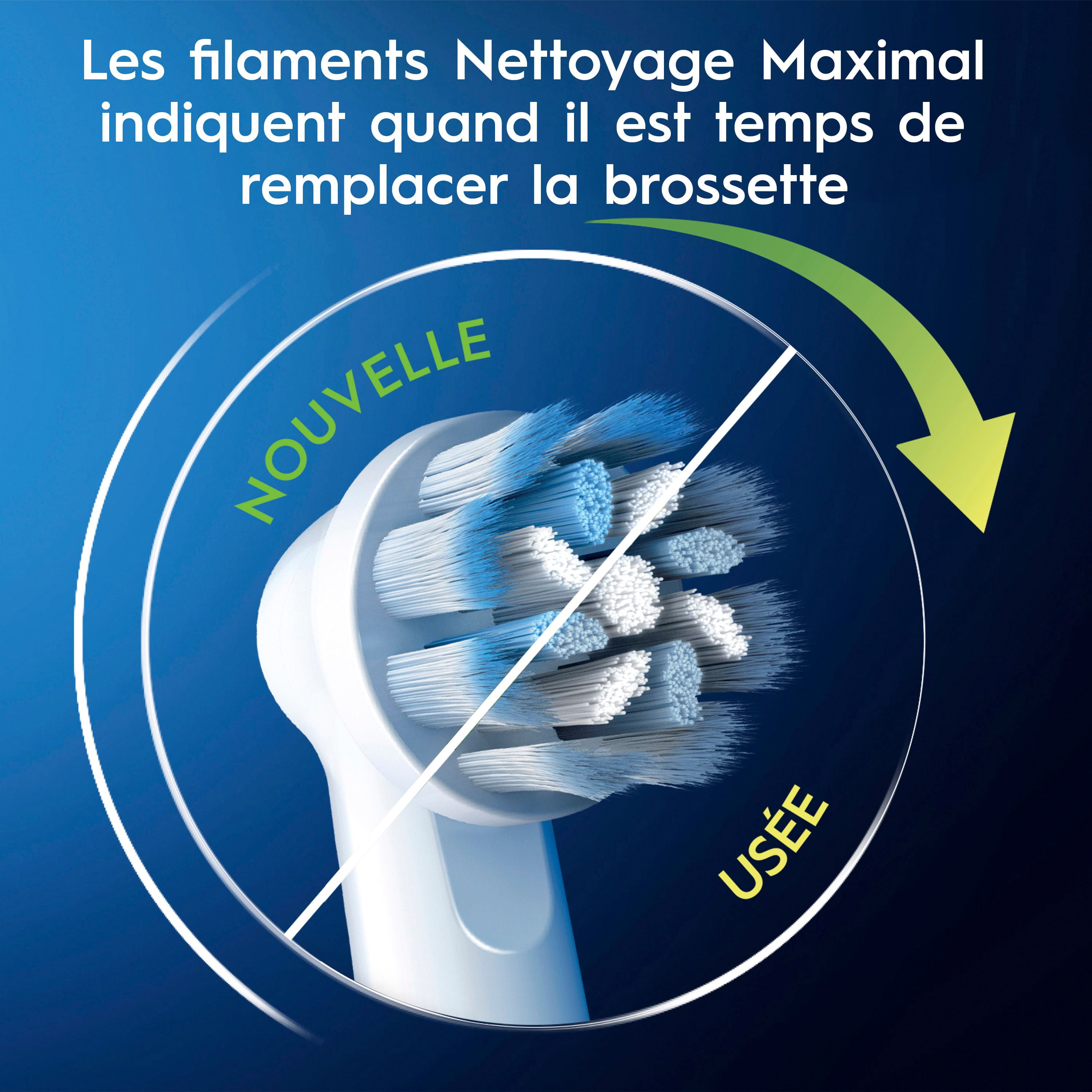 Brossettes de rechange Oral-B Sensibilité et gencives X filaments en X