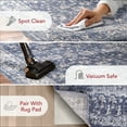 thumbnail image 2 of nuLOOM Vintage Florid Emma Area Rug, 9' x 12', Florid Emma Blue, 2 of 7