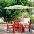 thumbnail image 4 of Sombrilla para Exterior jardín Playa 2.7mts Acero Reforzada beige Sky Green HJSB25140001, 4 of 8