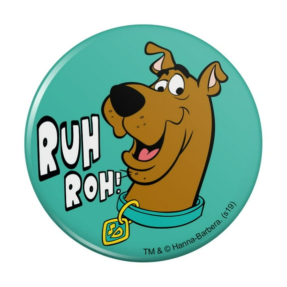 Scooby-Doo Ruh Roh Pinback Button Pin