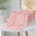 thumbnail image 2 of Cinvoph Bathroom Hand Towels Hand Towel for Bath, Face, Kitchen, Super Soft Absorbent, Machine Washable, Size 14" x 30", Pink, 2 of 5