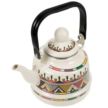 

XEJEANG Large Stylish and Durable Enamel Tea Kettle for Quick Brewing Hot or Cold Water at Home. Ideal and Fashionable Spacious Water Boiler with Sturdy Design - Perfect for Any Kitchen.