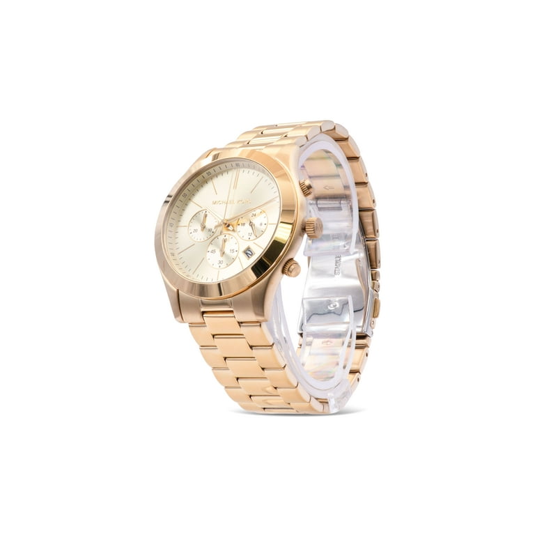 Michael Kors Slim Runway Chronograph Quartz Champagne Dial Men's Watch  MK8909