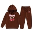 thumbnail image 4 of YOUSNH Tenue pour Enfants Garçons Filles Manches Longues Sweat à Capuche Chaud Uni 3-4 Ans, 4 of 4