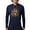 Navy, variant on - Sunflower Tiger Long Sleeve T Shirt - Mens Hooded Shirt