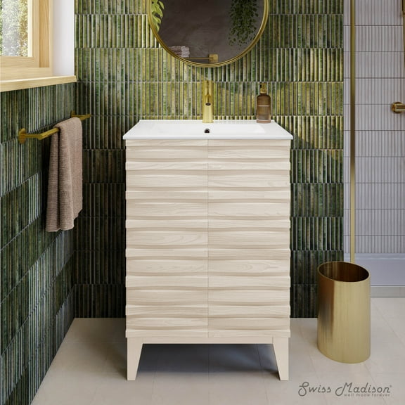Cascade 24'' Bathroom Vanity in White