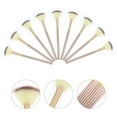 thumbnail image 1 of HONITANO 9Pcs Golden Makeup Brush Set Fan Shape Highlighter Blush and Contouring Tools, 1 of 8
