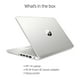 thumbnail image 4 of Laptop HP 14-DK1035 AMD Ryzen 3 3250U 2.6GHz HDD 1TB RAM 4GB 14" IPS WIN10 Webcam Natural Silver 34Z14UA#ABA, 4 of 5
