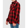 thumbnail image 2 of MEN'S ANDREW PLAID FLANNEL SHIRT, 2 of 10